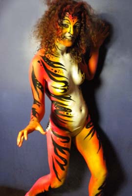 2010 2nd semifinal Speed Body painting